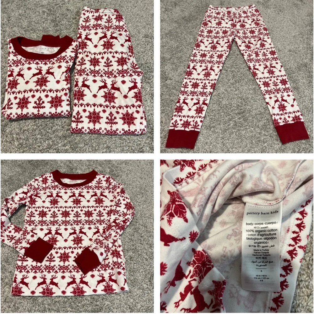 Pottery Barn Kids Christmas Pajama Kids